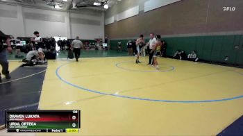 138 lbs Champ. Round 1 - Draven Lukata, Birmingham vs Urial Ortega, San Gorgonio