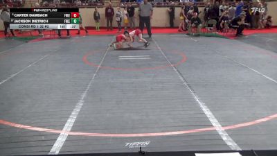 70_B lbs Consi Rd 1 32 #2 - Carter Dambach, Freedom vs Jackson Dietrich, Freedom