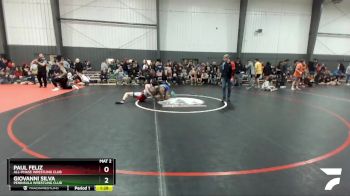 132 lbs Quarterfinal - Paul Feliz, All-Phase Wrestling Club vs Giovanni Silva, Peninsula Wrestling Club