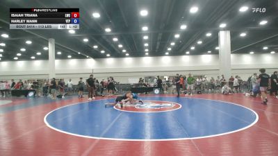 113 lbs Cons. Quarters - Isaiah Triana, Lugo Wrestling Club vs Harley Mann, Virginia Team Predator