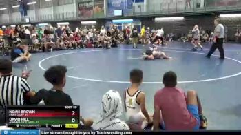 90 lbs Semis & 3rd Wb (16 Team) - Noah Brown, Fight Club vs David Hill, Alabama Elite Gold