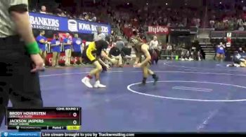 2 lbs Cons. Round 2 - Brody Hoversten, Iowa Falls-Alden vs Jackson Jaspers, Mount Vernon