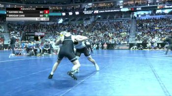 1A-157 lbs Champ. Round 1 - Brogan Lake, Hinton vs Hayden Hill, Wilton