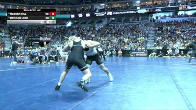 1A-157 lbs Champ. Round 1 - Brogan Lake, Hinton vs Hayden Hill, Wilton