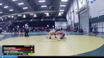 125 lbs Cons. Round 2 - Moses Santiago, University Of Northern Colorado vs Kyle Ramirez, Unattached - Colorado Mesa U
