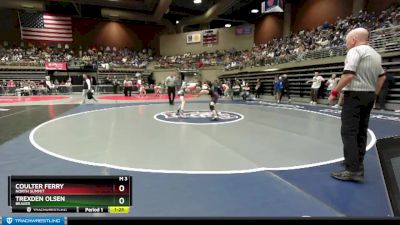 2A 106 lbs Quarterfinal - Trexden Olsen, Beaver vs Coulter Ferry, North Summit