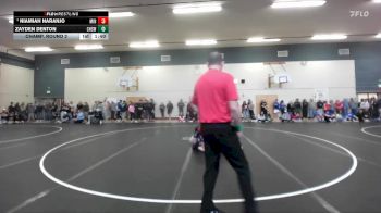 150 lbs Champ. Round 2 - Niamiah Naranjo, Minico vs Zayden Denton, Centennial High School