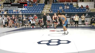150 lbs Cons. Sub-rd Of 32 - Titus Wise, Idaho vs Bryson Constantino, California