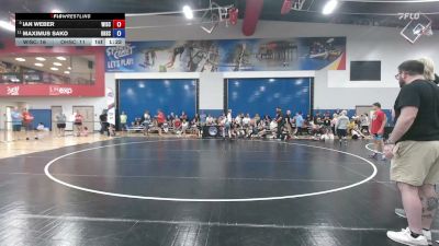 88 lbs Ian Weber, Wisconsin vs Maximus Sako, Ohio Scarlet