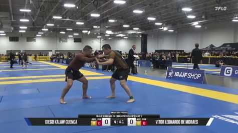 Vitor Leonardo De Moraes vs Diego Kalaw Cuenca 2026 Pan IBJJF Jiu-Jitsu No-Gi Championship
