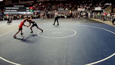 D 2 132 lbs Quarterfinal - Jacob Kershaw, North DeSoto vs David Ardoin, Sam Houston