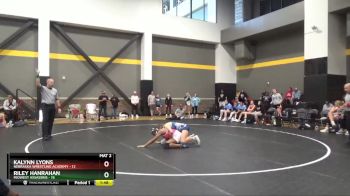 130 lbs Round 6 (16 Team) - Kalynn Lyons, Nebraska Wrestling Academy vs Riley Hanrahan, Midwest Assassins