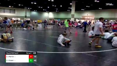 182 lbs Round 5 (6 Team) - Eric Power, New England Gold - AS vs Eason Martin, Storm Wrestling