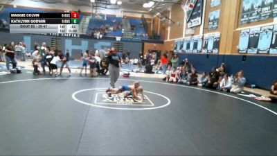 39-47 lbs Round 3 - Kathlynn Godwin, RWC - Roy Wrestling Club vs Maggie Colvin, RWC - Roy Wrestling Club