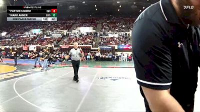 AA - 175 lbs 3rd Place Match - Payton Cicero, Billings West vs Mark Ahner, Glacier (Kalispell)