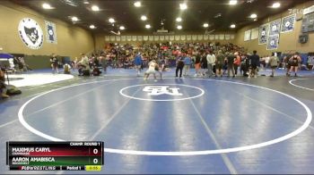 144 lbs Cons. Round 3 - Maximus Caryl, Chaminade vs Aaron Amabisca, Roosevelt