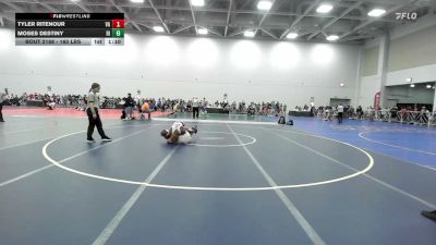 160 lbs Round Of 64 - Tyler Ritenour, VA vs Moses Destiny, RI
