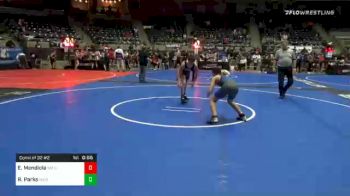 101 lbs Consolation - Elias Mendiola, Nm Gold vs Reece Parks, Maize WC