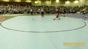 73 lbs Round Of 16 - Aaron Lopez, RedWave Wrestling vs Wade Bruhn, Mat Demon Wrestling Club