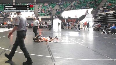 1-5A 107 Cons. Round 2 - Anna Penny, Shoals Christian School vs Madison Pena, New Hope HS