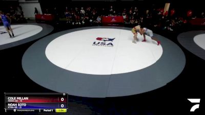 130 lbs Round 4 (10 Team) - Cole Millan, MDWA-GR vs Noah Soto, KTWA-GR