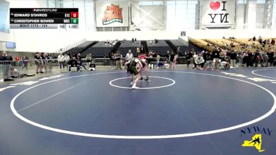 124 lbs 1st Place Match - Christopher Bowen, WRCL Wrestling Club vs Edward Stavros, KD Training Center