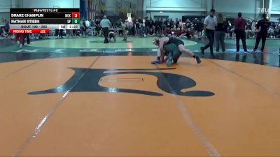 285 lbs Champ. Round 1 - Nathan Stiebs, UW Parkside vs Drake Champlin, McKendree