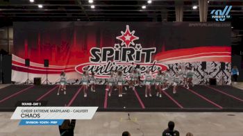 Cheer Extreme Maryland - Calvert - Chaos [2024 L1.1 Youth - PREP Day 1] 2024 Spirit Unlimited Harrisburg Challenge