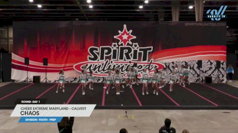 Cheer Extreme Maryland - Calvert - Chaos [2024 L1.1 Youth - PREP Day 1] 2024 Spirit Unlimited Harrisburg Challenge