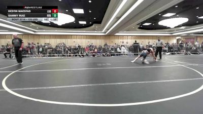 120 lbs Round Of 128 - Destin Maestas, Legends Of Gold LV vs Sammy Ruiz, Redlands HS