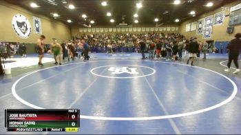 285 lbs Cons. Round 2 - Jose Bautista, Santa Maria vs Homan Sadiq, Castro Valley