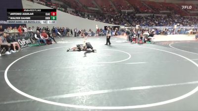 6A Boys 215 lbs Quarterfinal - Antonio Aguilar, Clackamas Boys vs Walter Dahme, Sherwood Boys