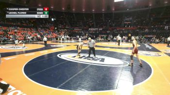 2A 150 lbs Cons. Round 1 - Cooper Chester, East Peoria vs Leonel Flores, Oak Lawn (Richards)