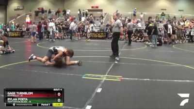 107 lbs Round 2 (6 Team) - Gage Turnblom, Mi Pitbulls vs Rylan Poeta, Team Gotcha Black