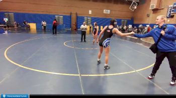 125lbs Cons. Round 1 - Nelly Lozano, Hillsboro vs Ariana Grebyonkin, Battle Ground (Girls)