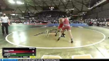 1 lbs Semifinal - Gage Cook, Granger vs Joseph Cates, Okanogan