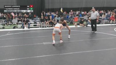106 lbs Cons. Sub-rd Of 32 - Alfredo Vargas, Bobcat Wrestling Club vs Maddox Lawrence, Cardani Wrestling Academy