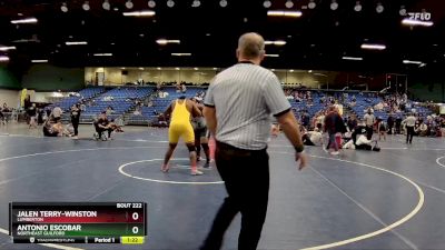 285 lbs Quarterfinal - Jalen Terry-winston, Lumberton vs Antonio Escobar, Northeast Guilford