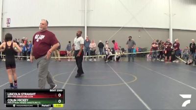 92 lbs Quarterfinal - LINCOLN STRAIGHT, Red Lion Wrestling Club vs Colin Mickey, Midlothian Miners Wrestling Cl