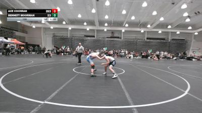 130 lbs Round 7 (8 Team) - Bennett Moorman, SC United vs Ace Cochran, Grundy WC Black