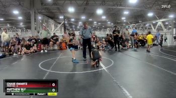 72 lbs Round 5 (8 Team) - Matthew Bly, Mat Assassins vs Chase Swartz, Pride WC