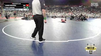 B6A-113 lbs Champ. Round 1 - Aaden Beavers, Yukon vs Cale Lawson, Jenks