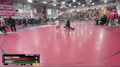 95 lbs Quarterfinal - Syenna Ly, Woodbridge vs Riley N. Rivera, Elsinore