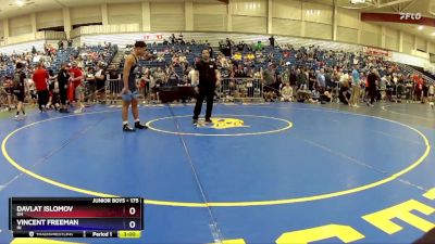 175 lbs Champ. Round 1 - Davlat Islomov, OH vs Vincent Freeman, IN