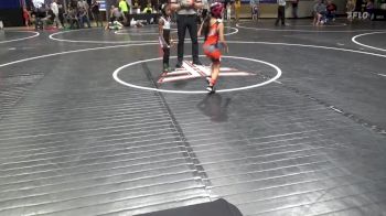 51 lbs Round Of 32 - Jennah Ewis, Wilkes Barre vs Ava Weekes, Mahanoy Area