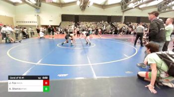 134-H lbs Consi Of 16 #1 - Jonathan Fox, MacArthur vs Athan Stamis, Bitetto Trained Wrestling