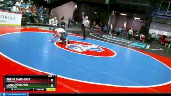 1 lbs Quarterfinal - Trent Matthews, Commerce vs Landon Brown, Gordon Lee