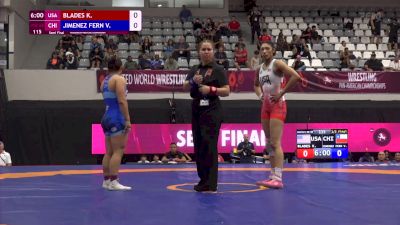 68 kg Semifinal - Kennedy Blades, USA vs Virginia Jimenez, CHI