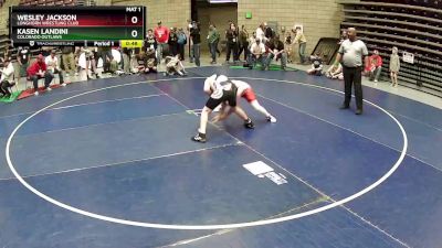 120 lbs 3rd Place Match - Kasen Landini, Colorado Outlaws vs Wesley Jackson, Longhorn Wrestling Club