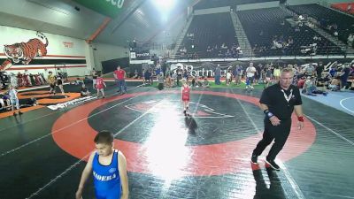 70-75 lbs Champ. Round 5 - Titan Richards, Idaho vs Lukas Jauregui, California